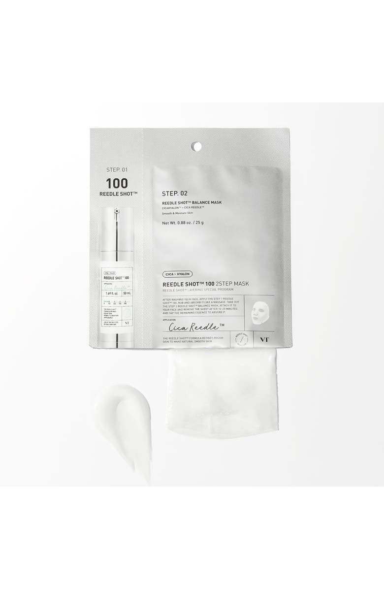 VT COSMETICS Reedle Shot 100 2-Step Mask, Alternate, color, Silver