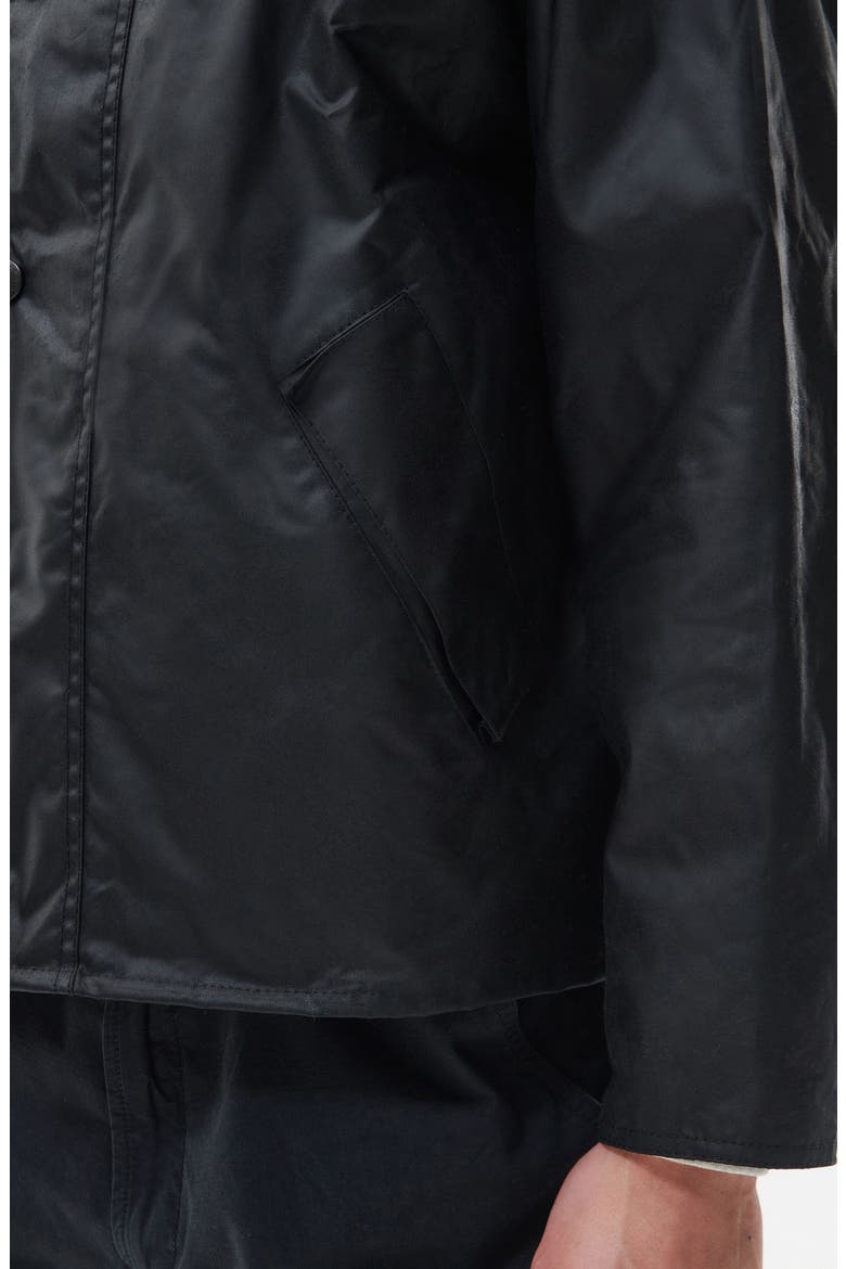 Transport Wax Jacket, Alternate, color, BLACK