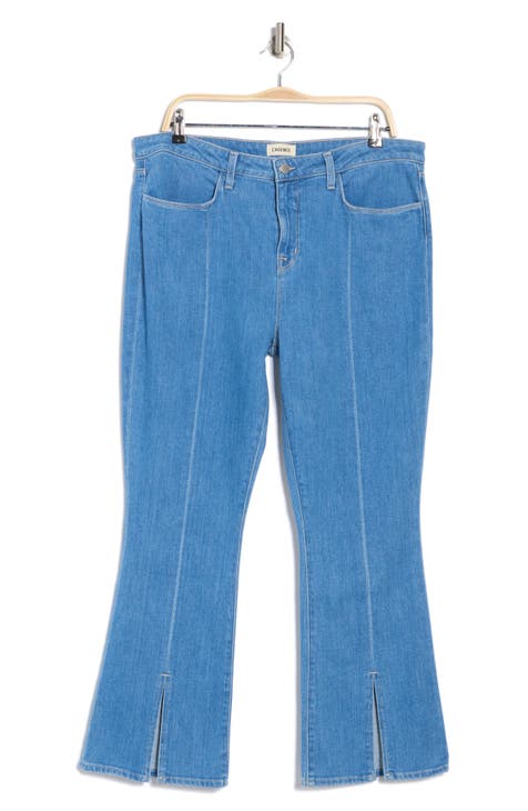 Rue High Rise Baby Bootcut Ankle Crop Jeans