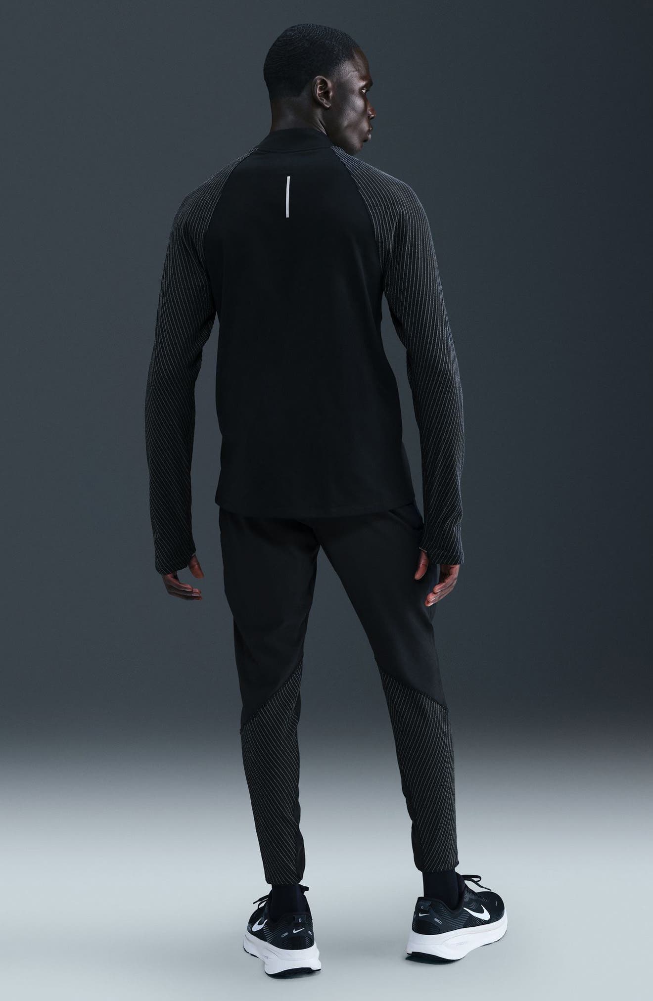 nike reflective half zip