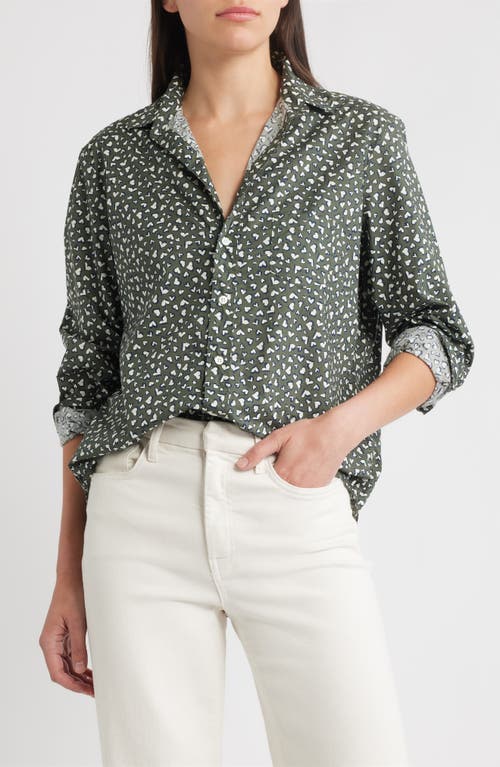 Frank & Eileen Eileen Relaxed Button-up Shirt In Green