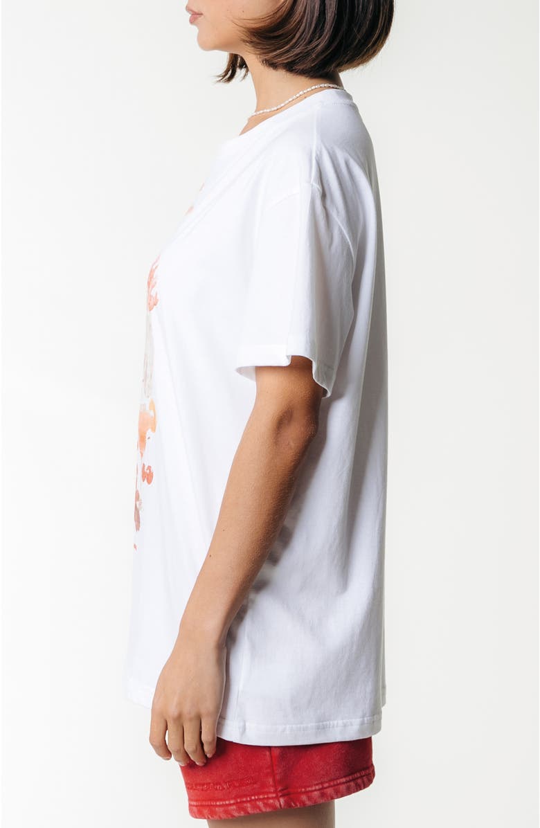 Colourful Rebel CR Varsity Loosefit Tee, Alternate, color, White