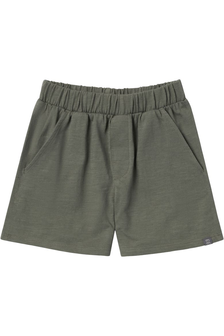 Johnny Collar and Shorts Set, Alternate, color, Green Stripe