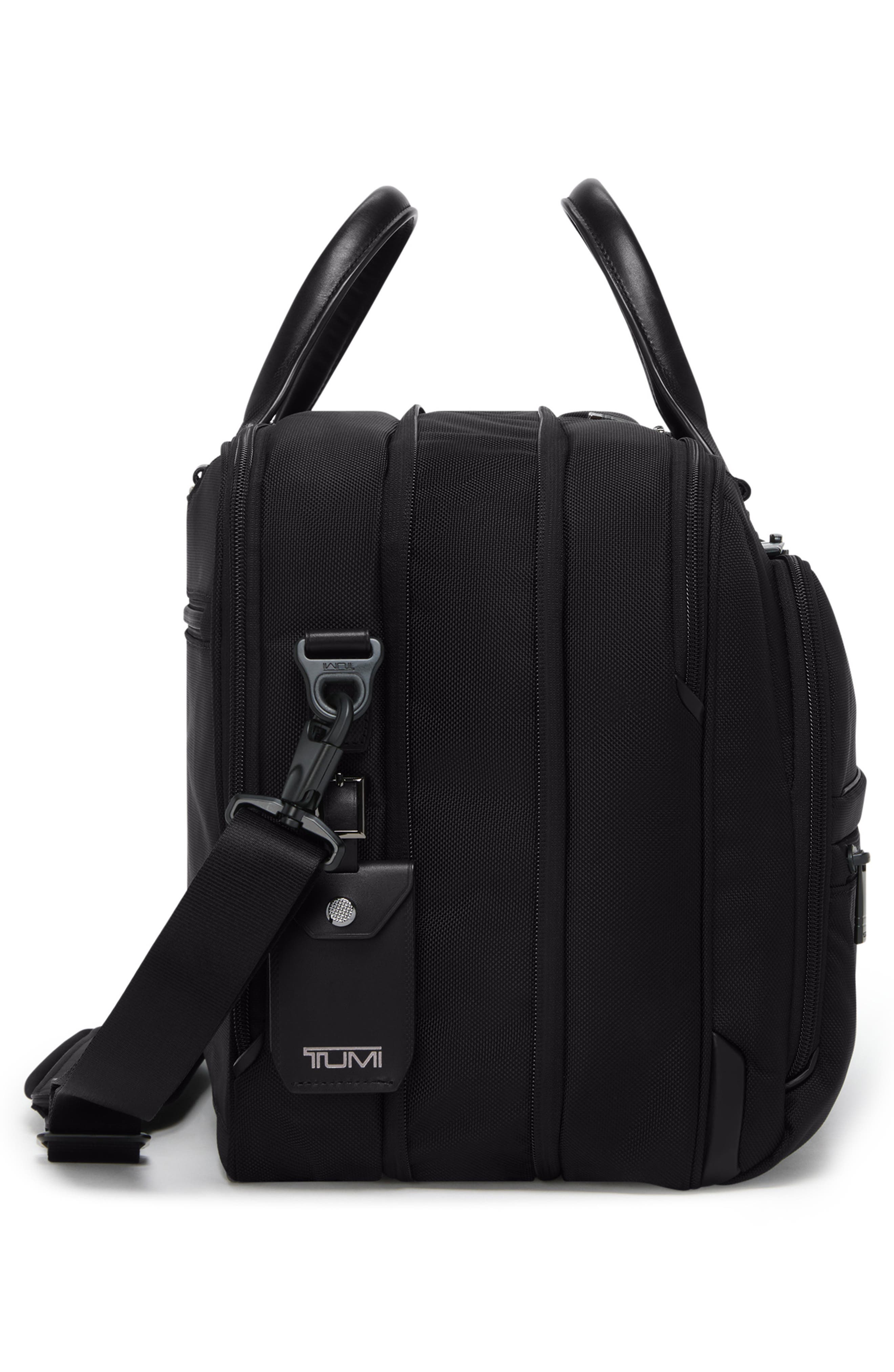 TUMI Medium 15-Inch Expandable Briefcase, Alternate, color, Black