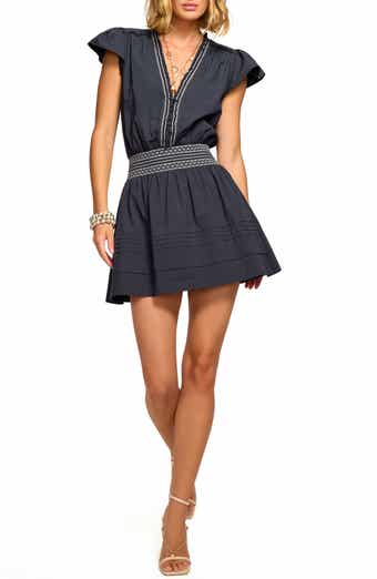 Tahlia Flutter Sleeve Minidress