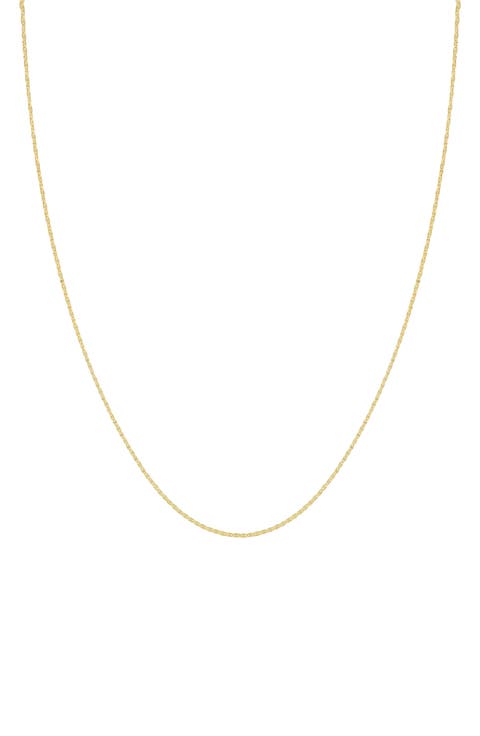 14K Gold Mariner Chain Necklace