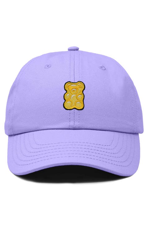 Yellow Gummy Embroidered Dad Cap