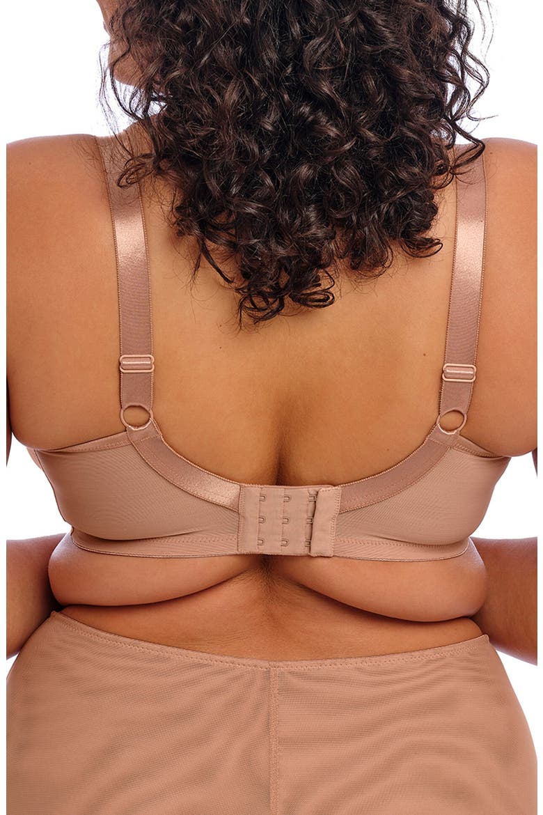Sachi Full Figure Underwire Plunge Bra, Alternate, color, CAFE AU LAIT