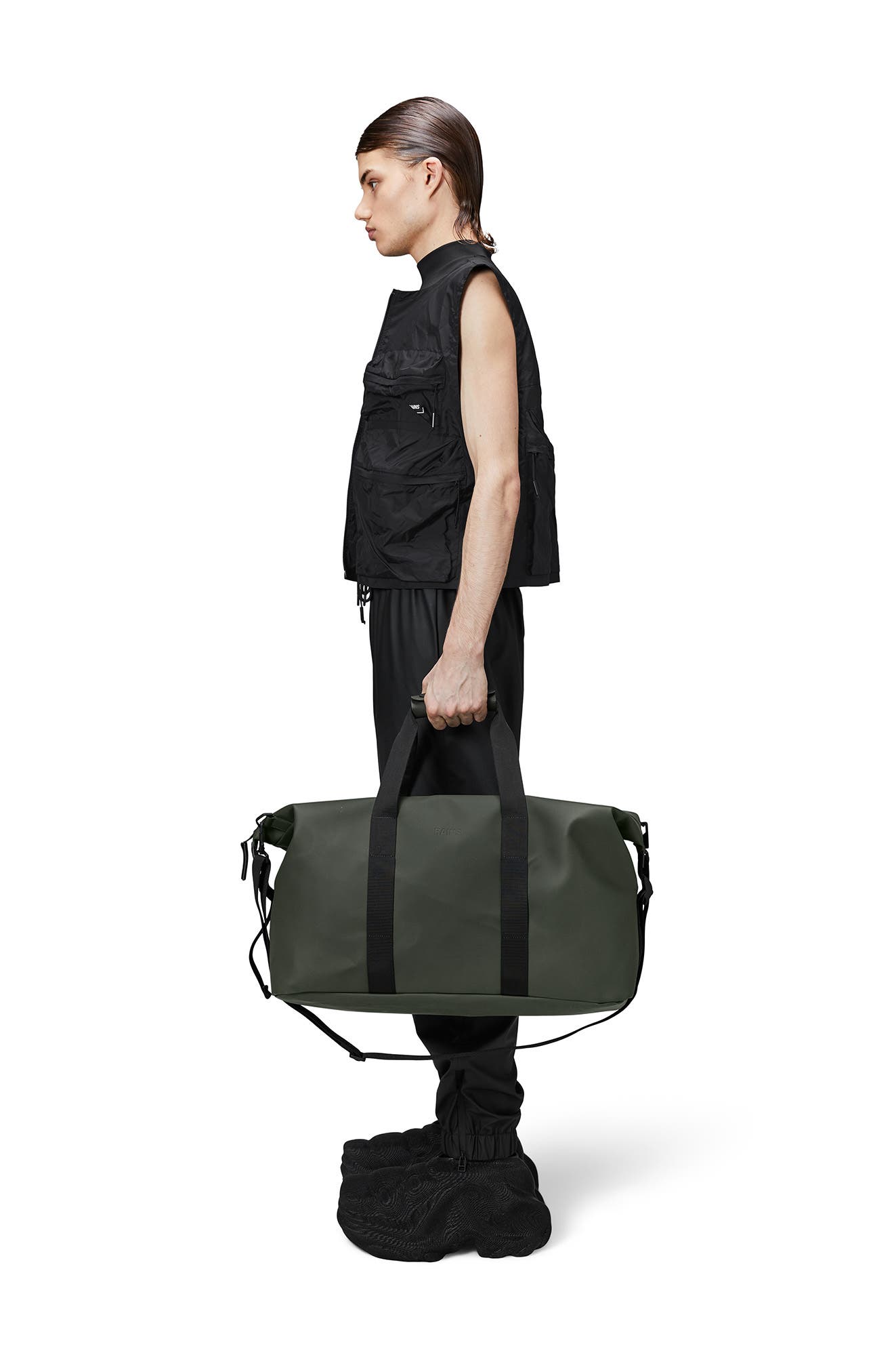 Hilo Waterproof Weekend Bag, Alternate, color, GREEN