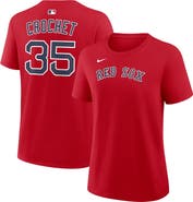 Nike Women's Nike Garrett Crochet Red Boston Red Sox Name & Number T-Shirt
