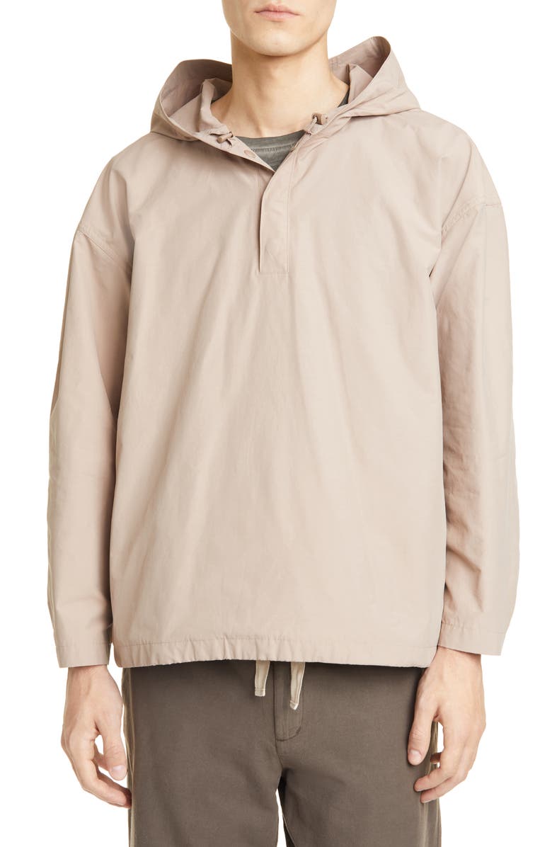 Eileen Fisher Hooded Organic Cotton Blend Jacket, Alternate, color, 