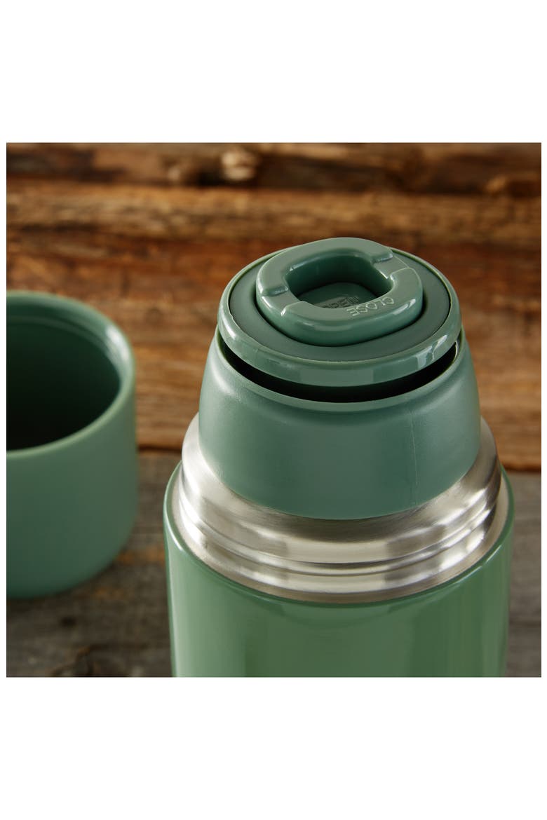 Insulated Thermo Flask, Alternate, color, GREEN