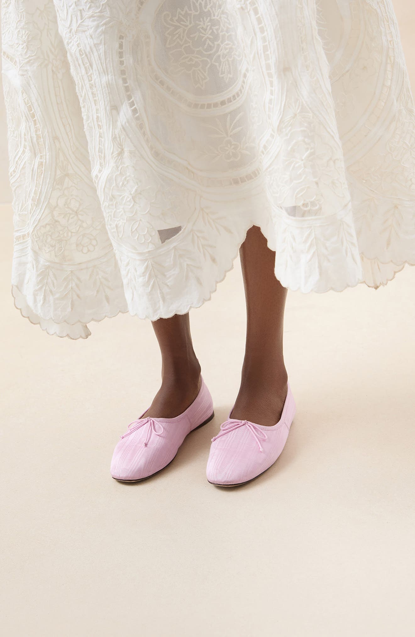 Loeffler Randall Landon Soft Ballet Flat, Alternate, color, Powder Pink