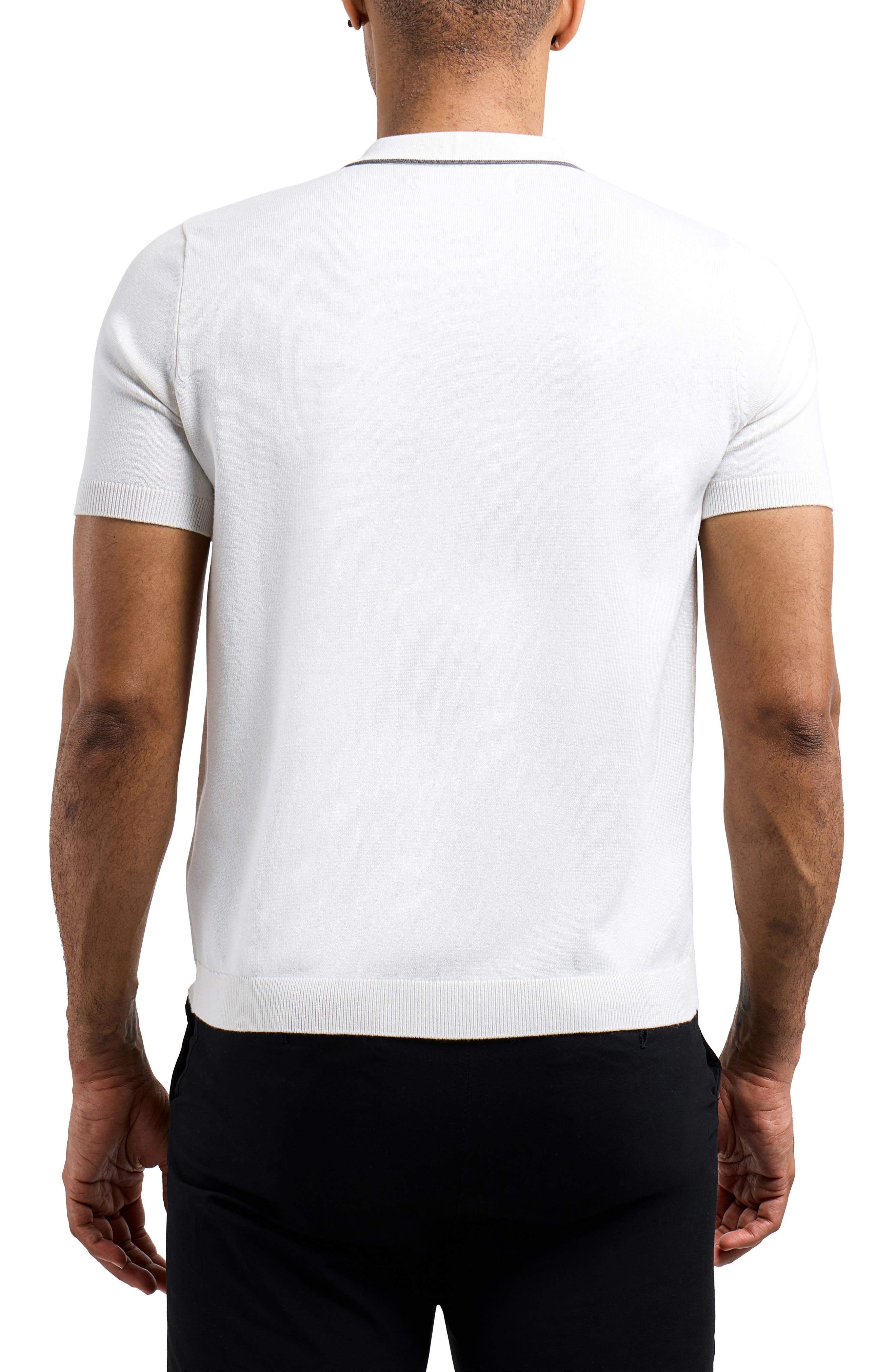 Johnny Collar Knit Polo Sweater - image 4