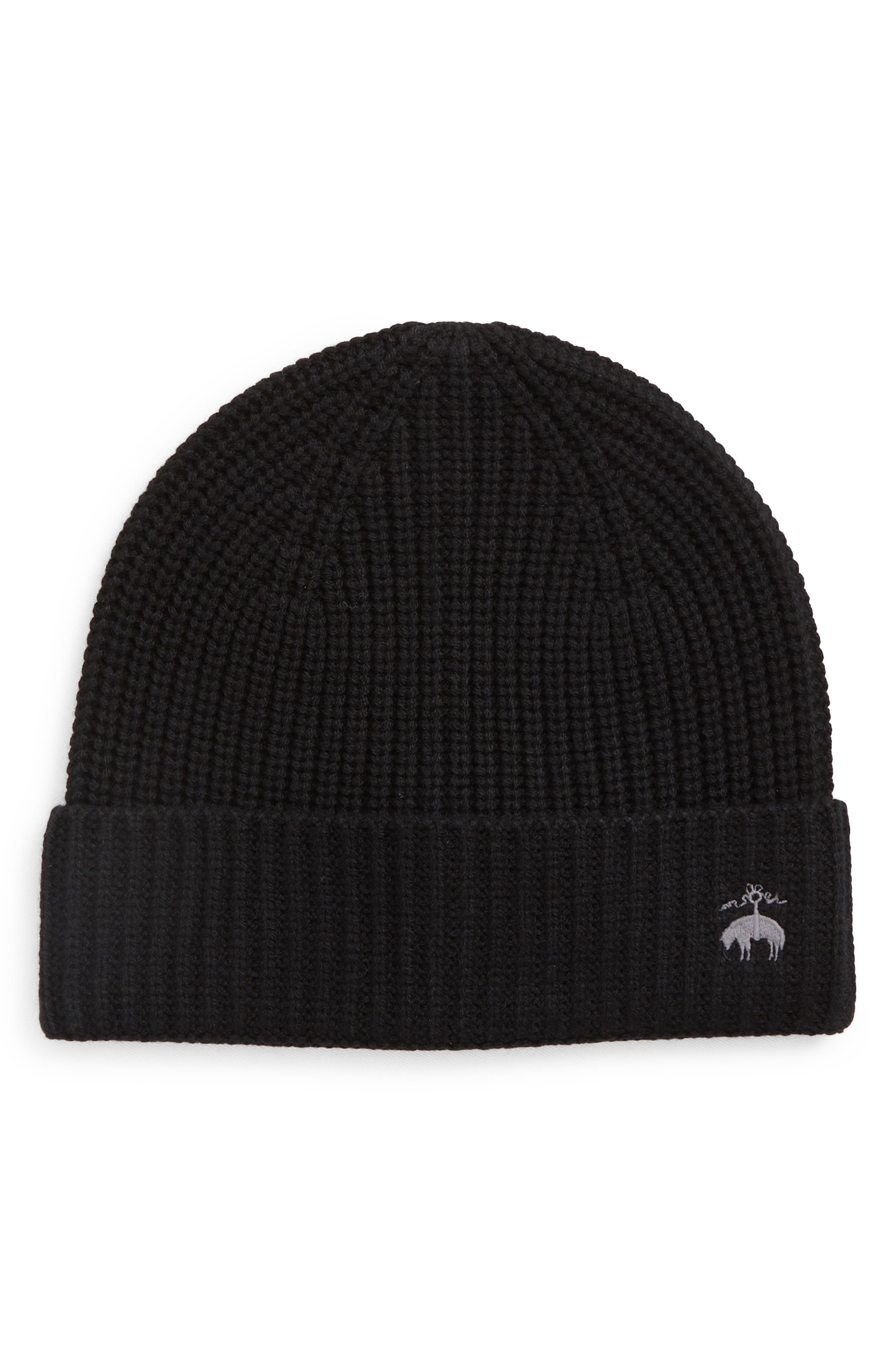 Wool & Cashmere Blend Knit Beanie