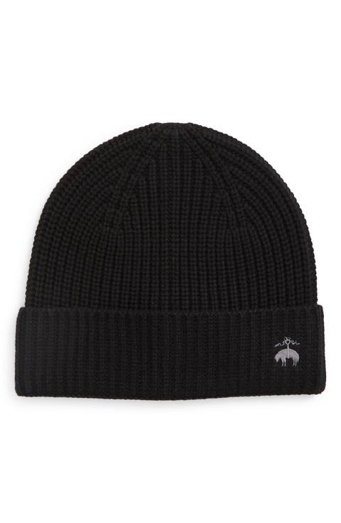 Wool & Cashmere Blend Knit Beanie