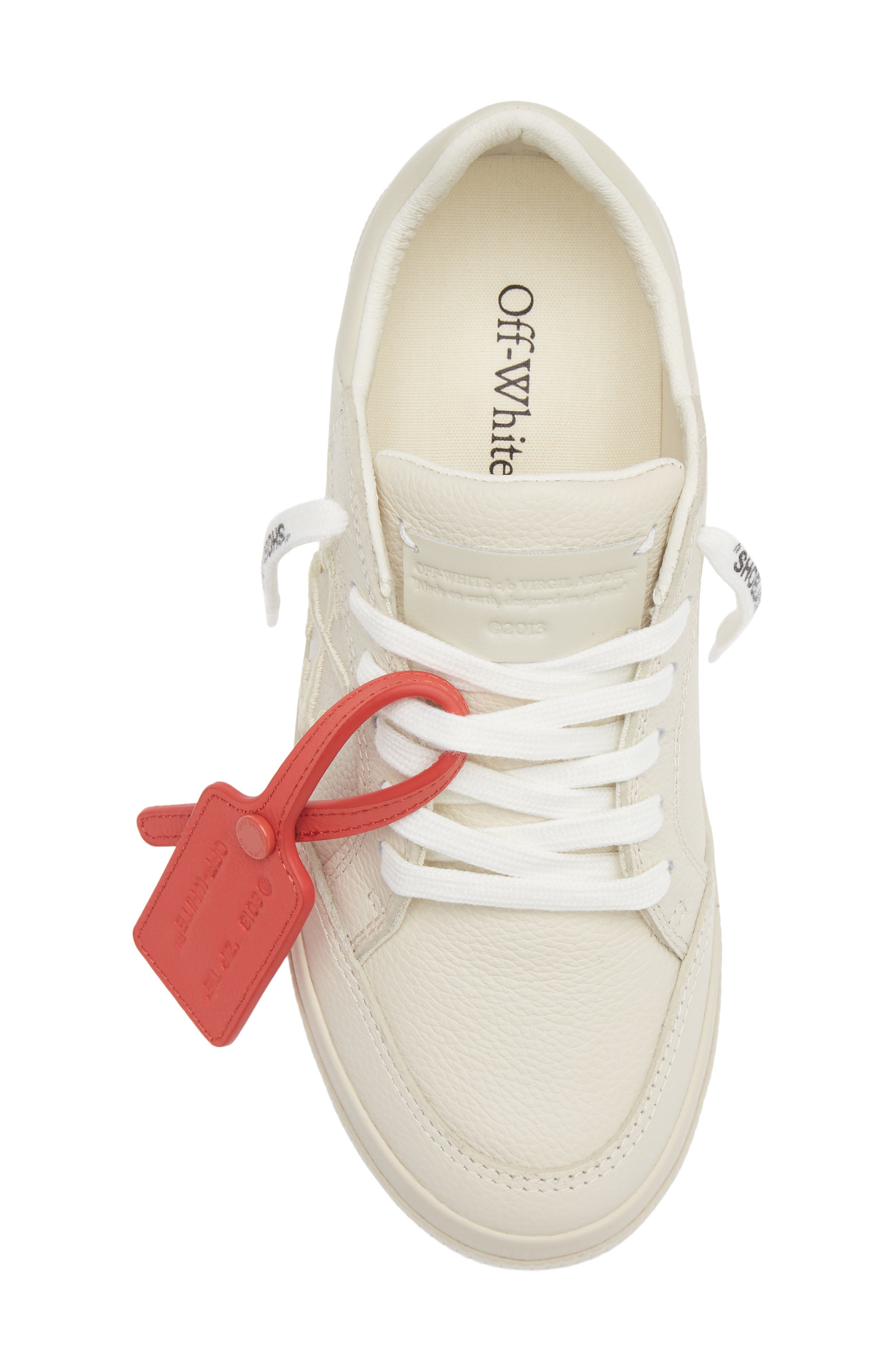 Off-White Low Vulcanized Vintage Sneaker, Alternate, color, Beige - Beige