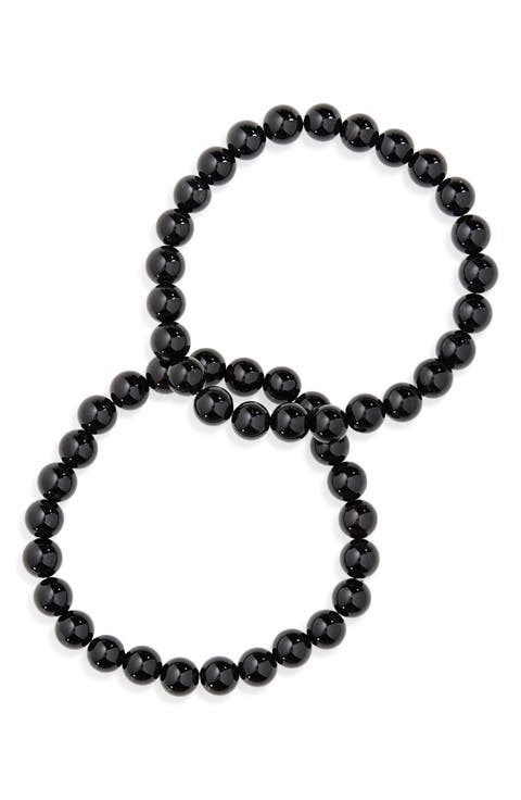 2-Pack Stone Bead Bracelet