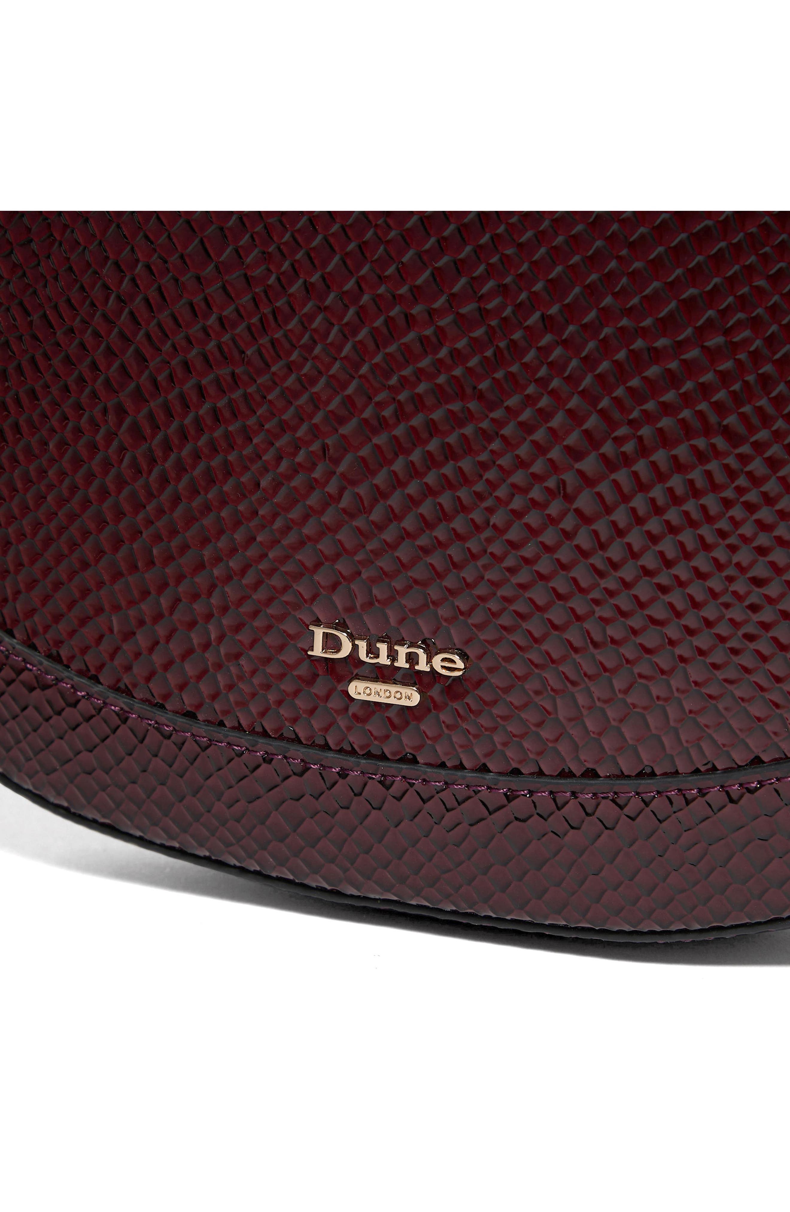 Diversions Faux Leather Shoulder Bag, Alternate, color, BURGUNDY