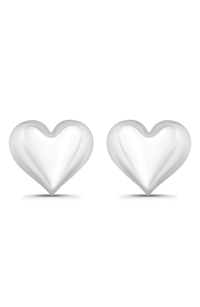 Christian Siriano New York Heart Button Stud Earrings, Alternate, color,