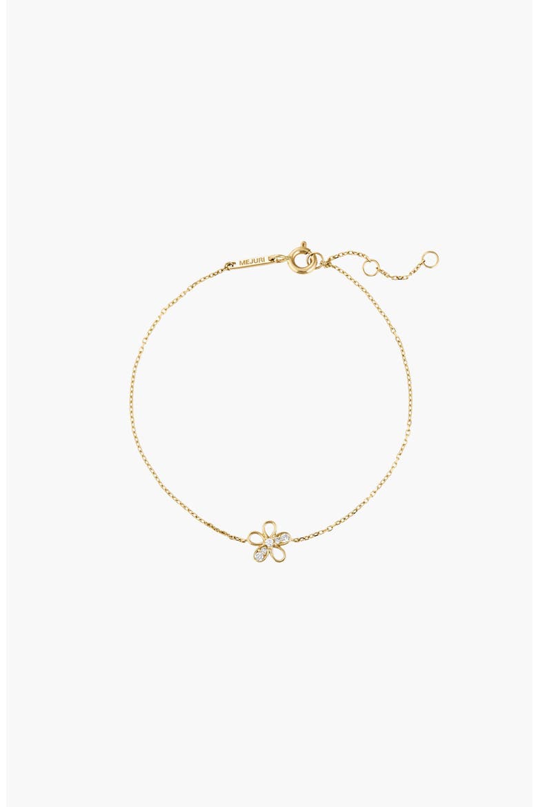 Fleurette Bracelet, Main, color, Yellow Gold
