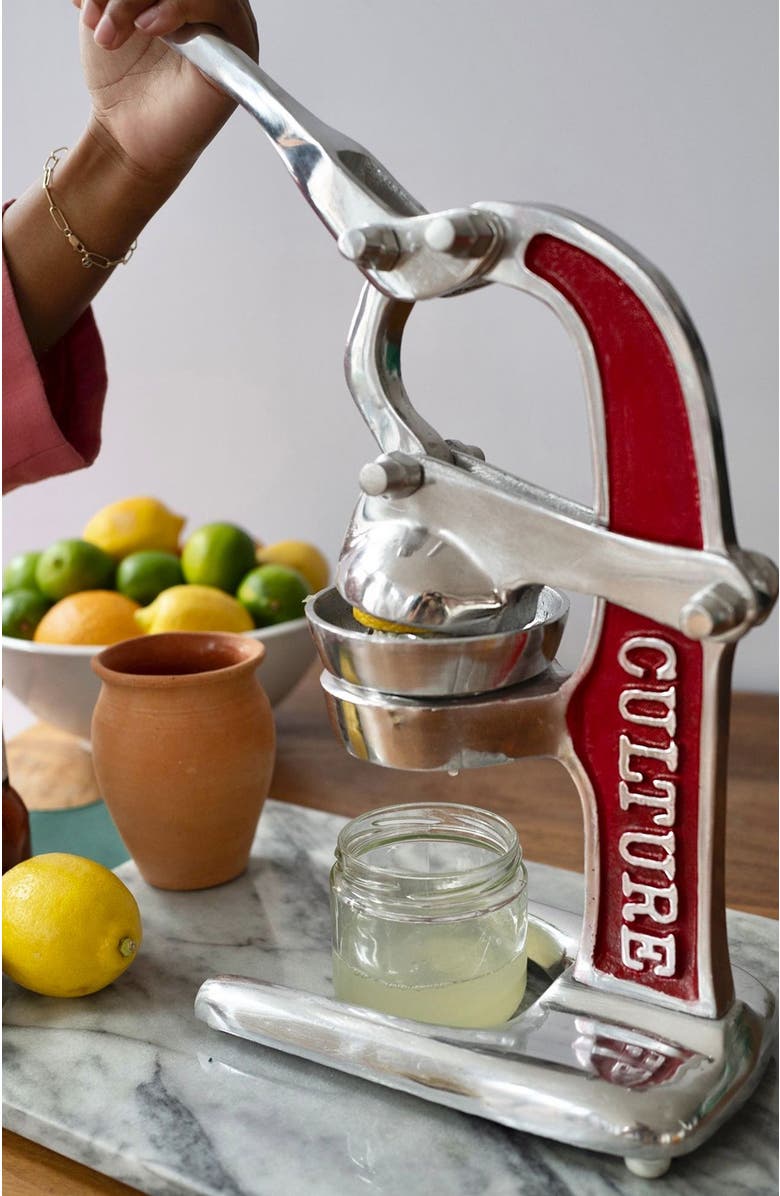 Verve Culture Citrus Juicer - Small, Alternate, color, Red