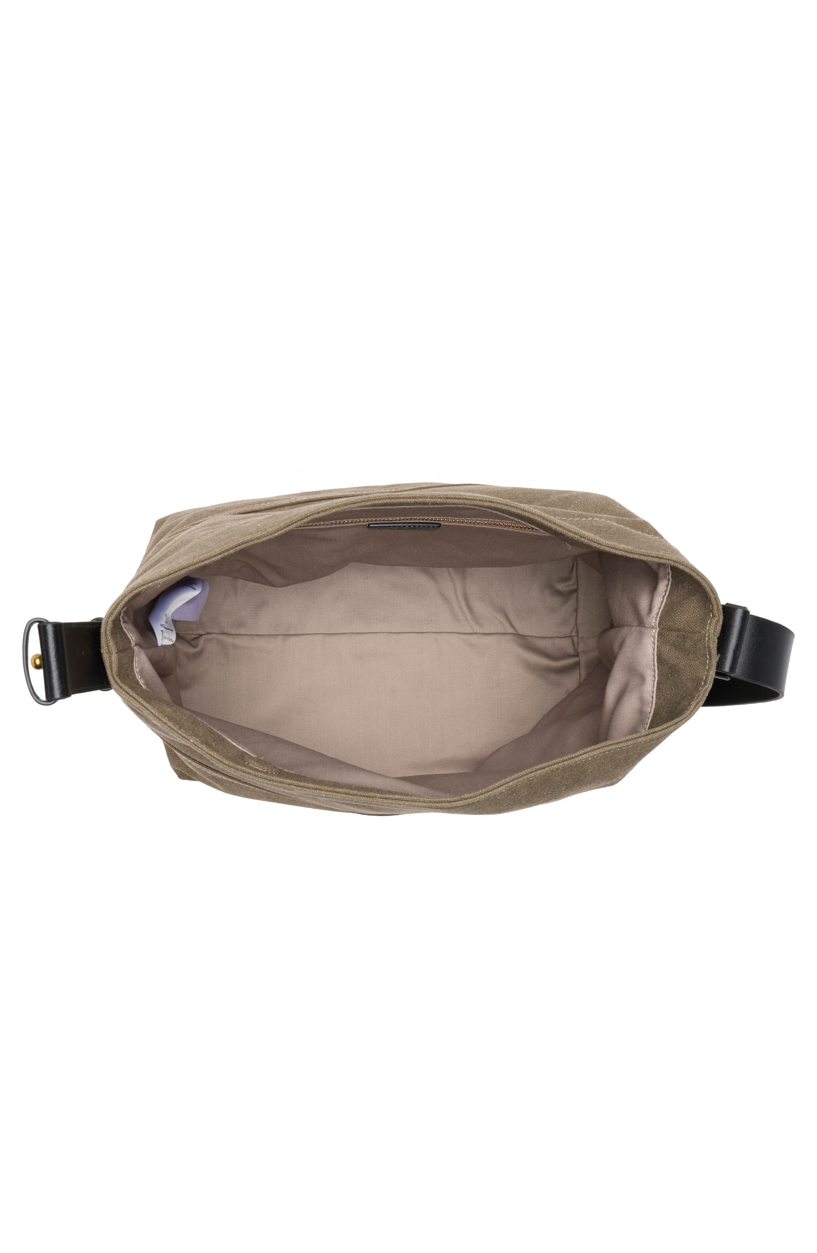 rag & bone Clinton Canvas Bucket Bag, Alternate, color, Natural