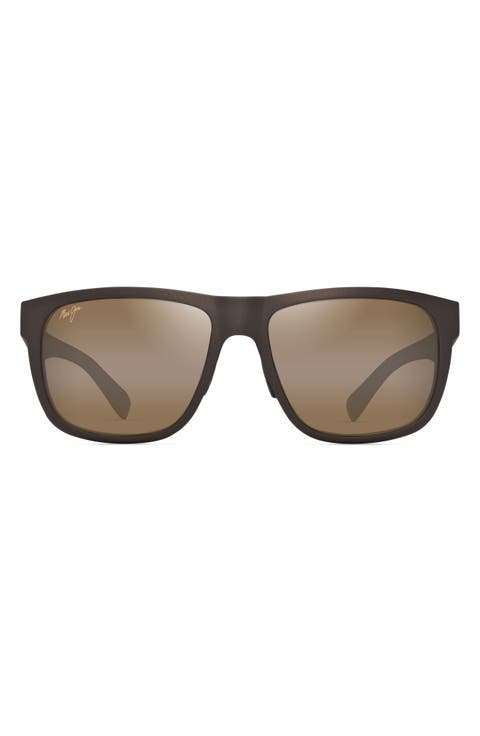 Puakea 57mm PolarizedPlus2® Square Sunglasses