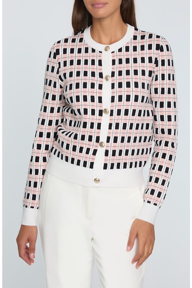 The Loxley Cardigan, Main, color, BLUSH ROSE COMBO