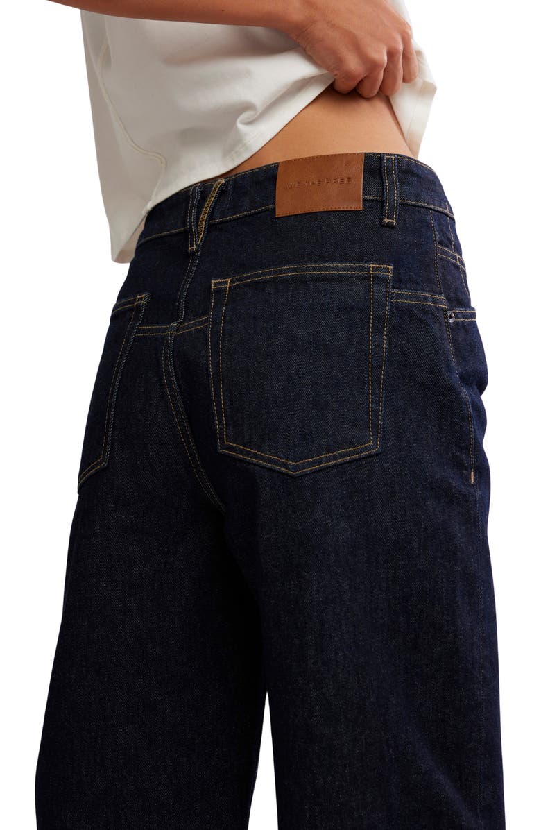 Free People Deep Trance High Waist Crop Jeans, Alternate, color, Rinse