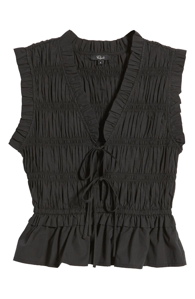 Rails Martine Smocked Ruffle Crop Top, Alternate, color,