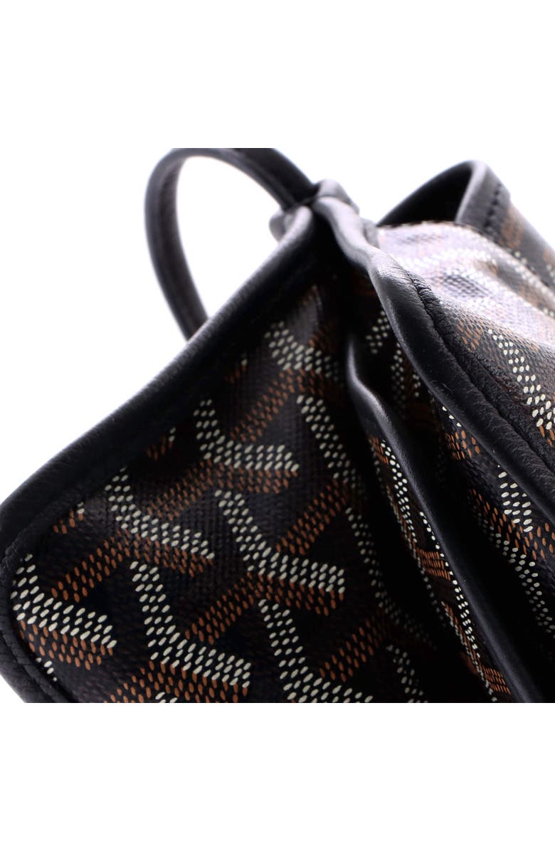 Pre-Owned Goyard Plumet Clutch Wallet Coated Canvas, Alternate, color, Black