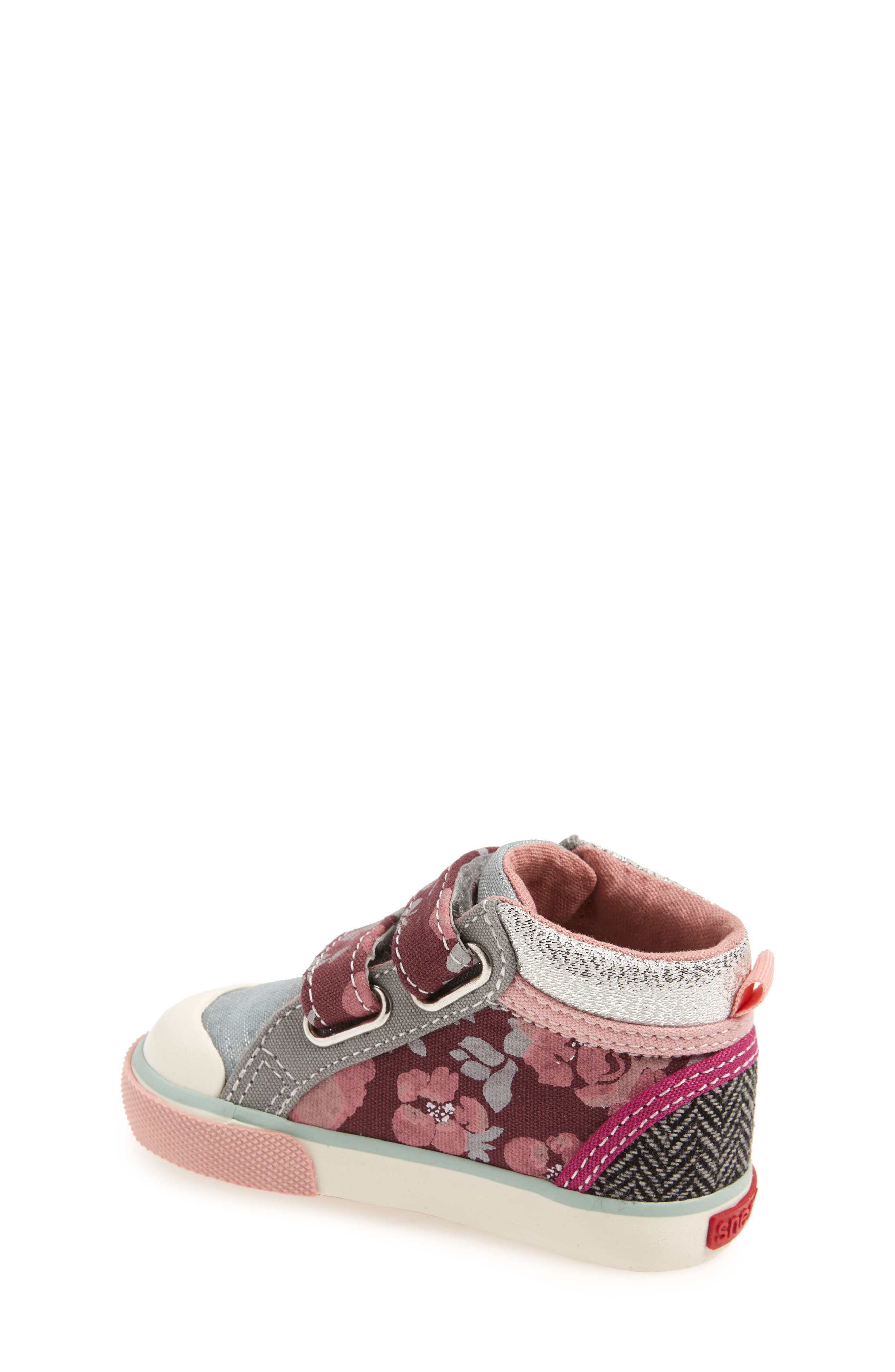 Kya Sneaker, Alternate, color, MINT FLORAL