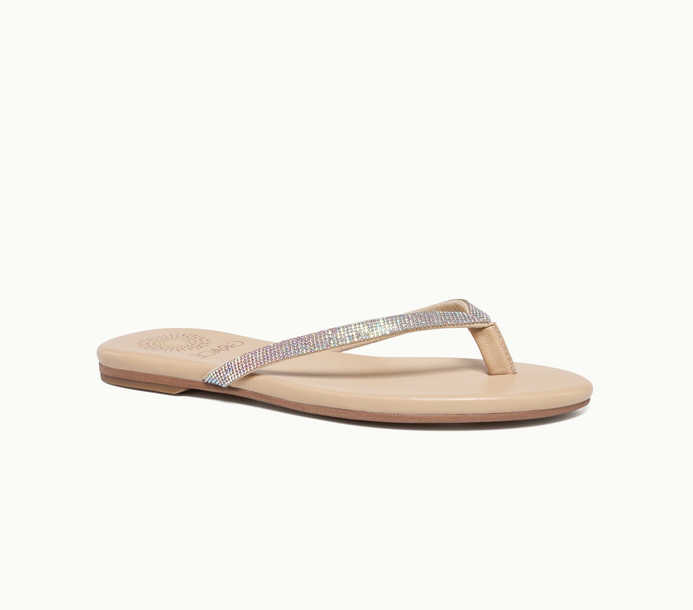 Sunset Flip-Flop Sandal, Alternate, color, CHAMPAGNE