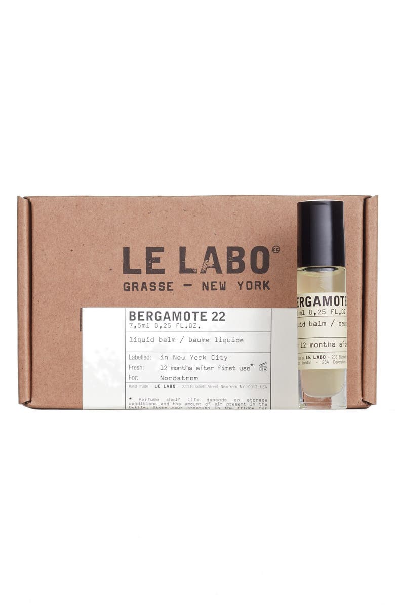 Le Labo 'Bergamote 22' Liquid Balm, Alternate, color, 