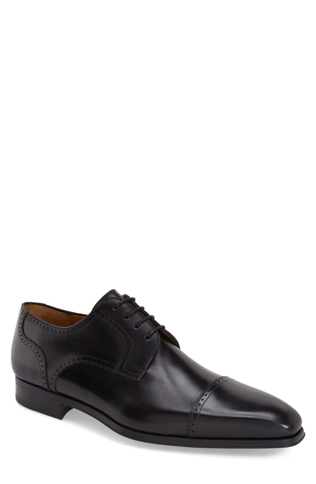 Magnanni 'Carlito' Cap Toe Derby, Main, color, 