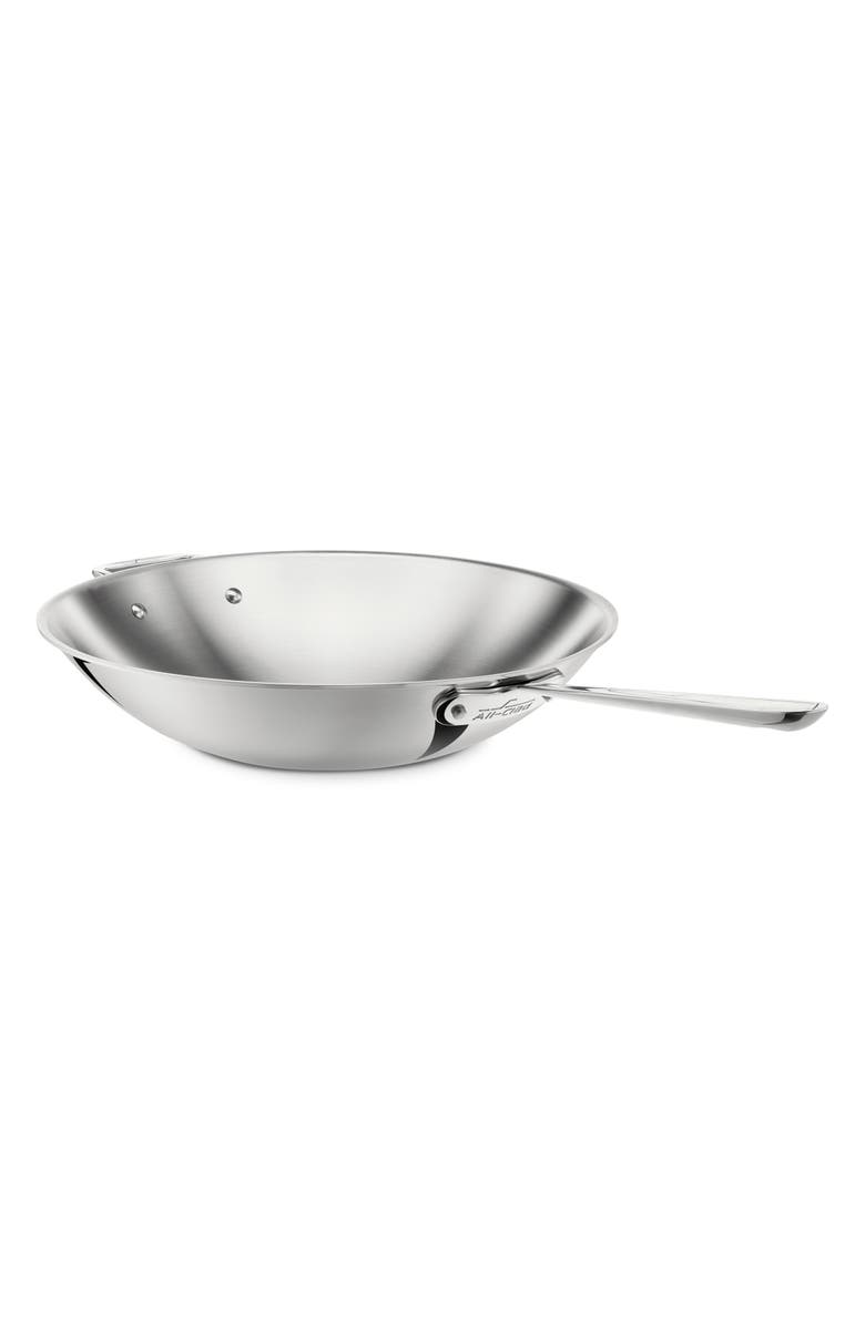 All-Clad D3 14-Inch Wok, Main, color, 