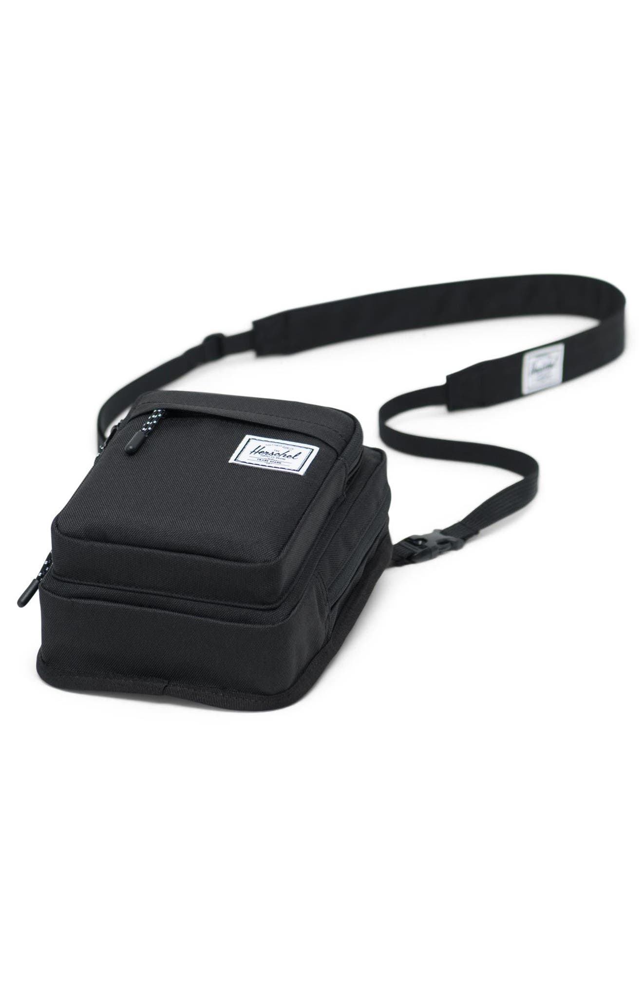 Large Form Shoulder Bag, Alternate, color, BLACK