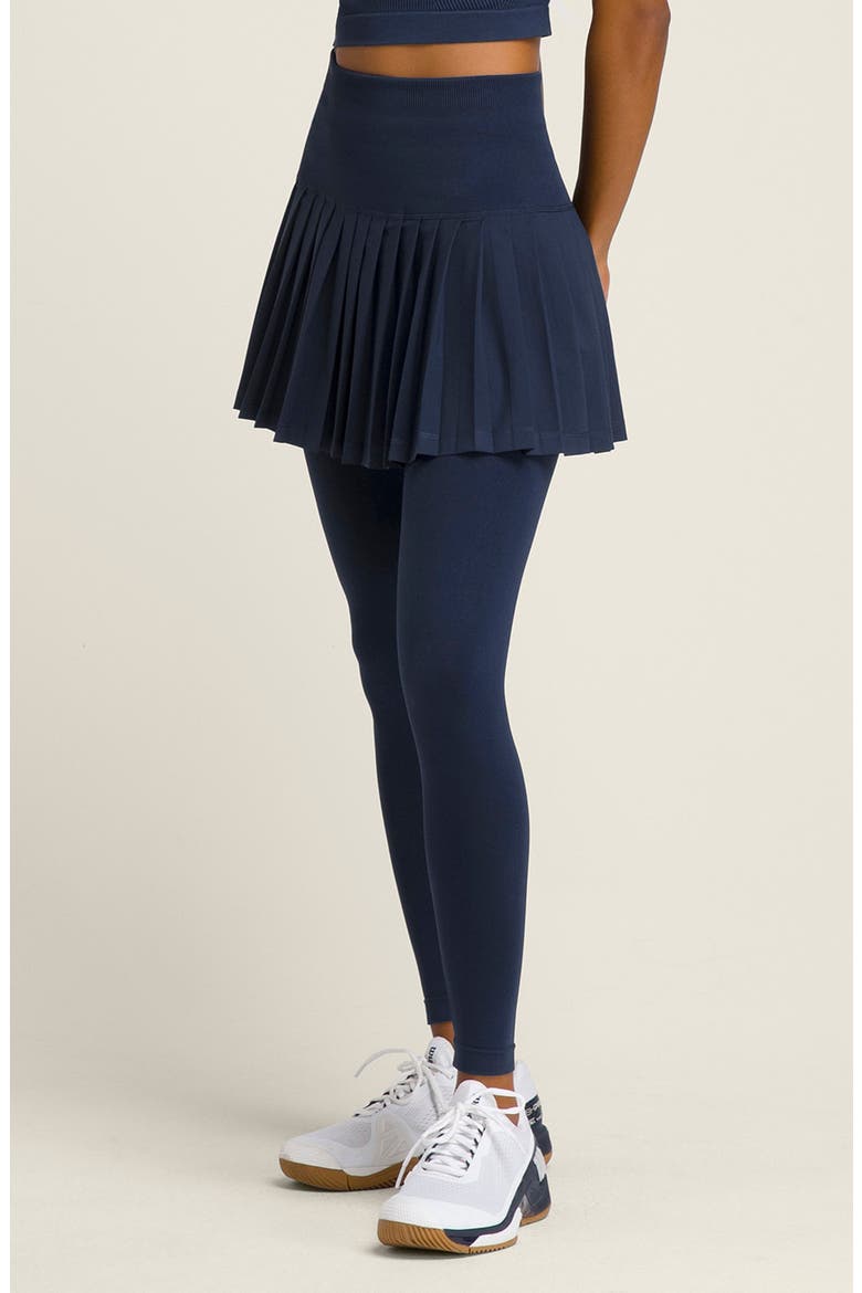Midtown Skirty Tights, Alternate, color, CLASSIC NAVY