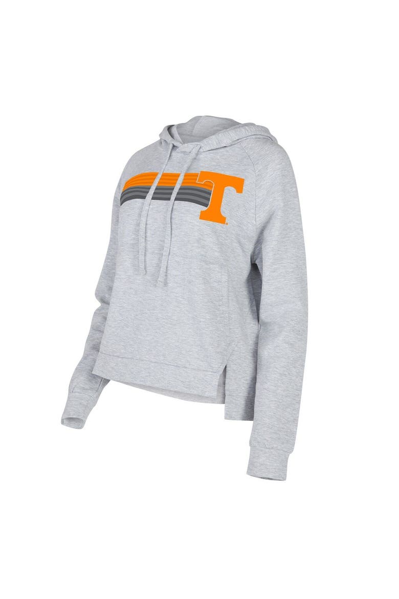 Women's Concepts Sport Gray Tennessee Volunteers Cedar Tri-Blend Raglan Pullover Hoodie, Main, color, Gray