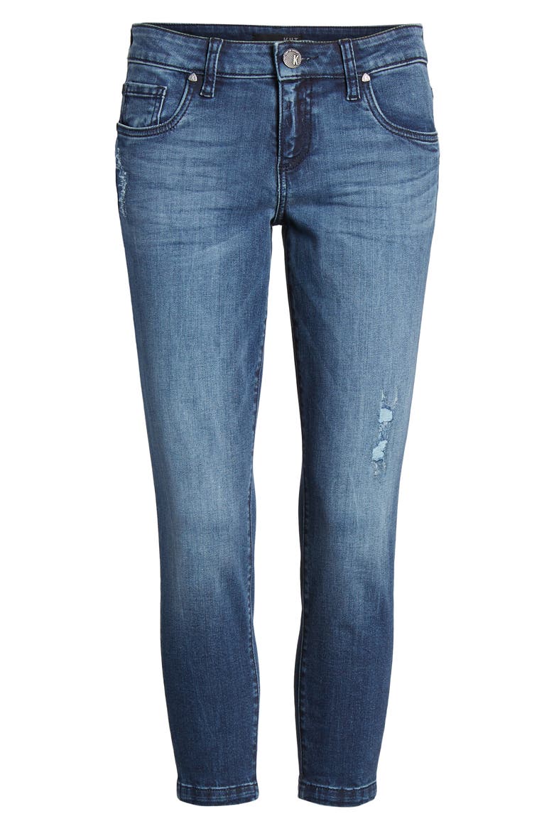 Donna Ankle Skinny Jeans, Alternate, color, DAYDREAM