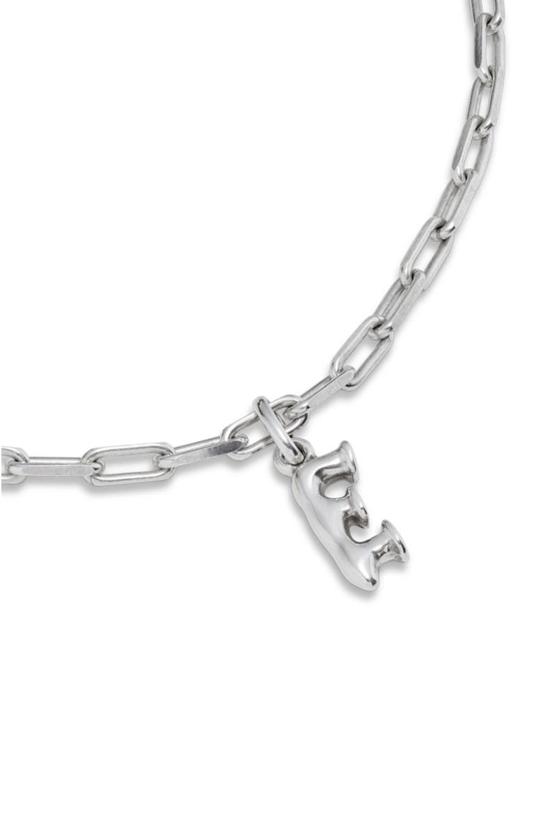 UNODE50 Mini Linkline Charm Necklace, Alternate, color, Silver