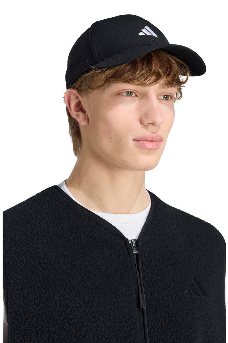 Warm High-Pile Fleece Vest, Alternate, color, BLACK