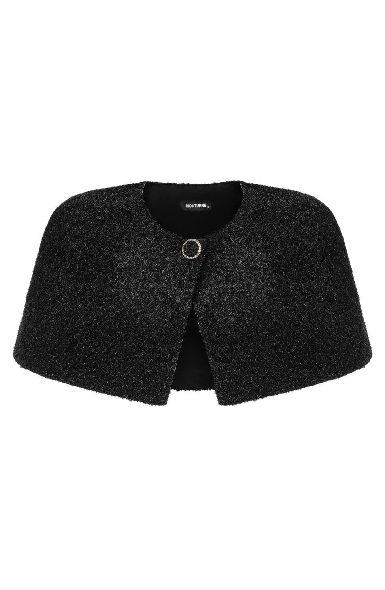 Nocturne Padded Shoulder Bolero Jacket, Alternate, color, 