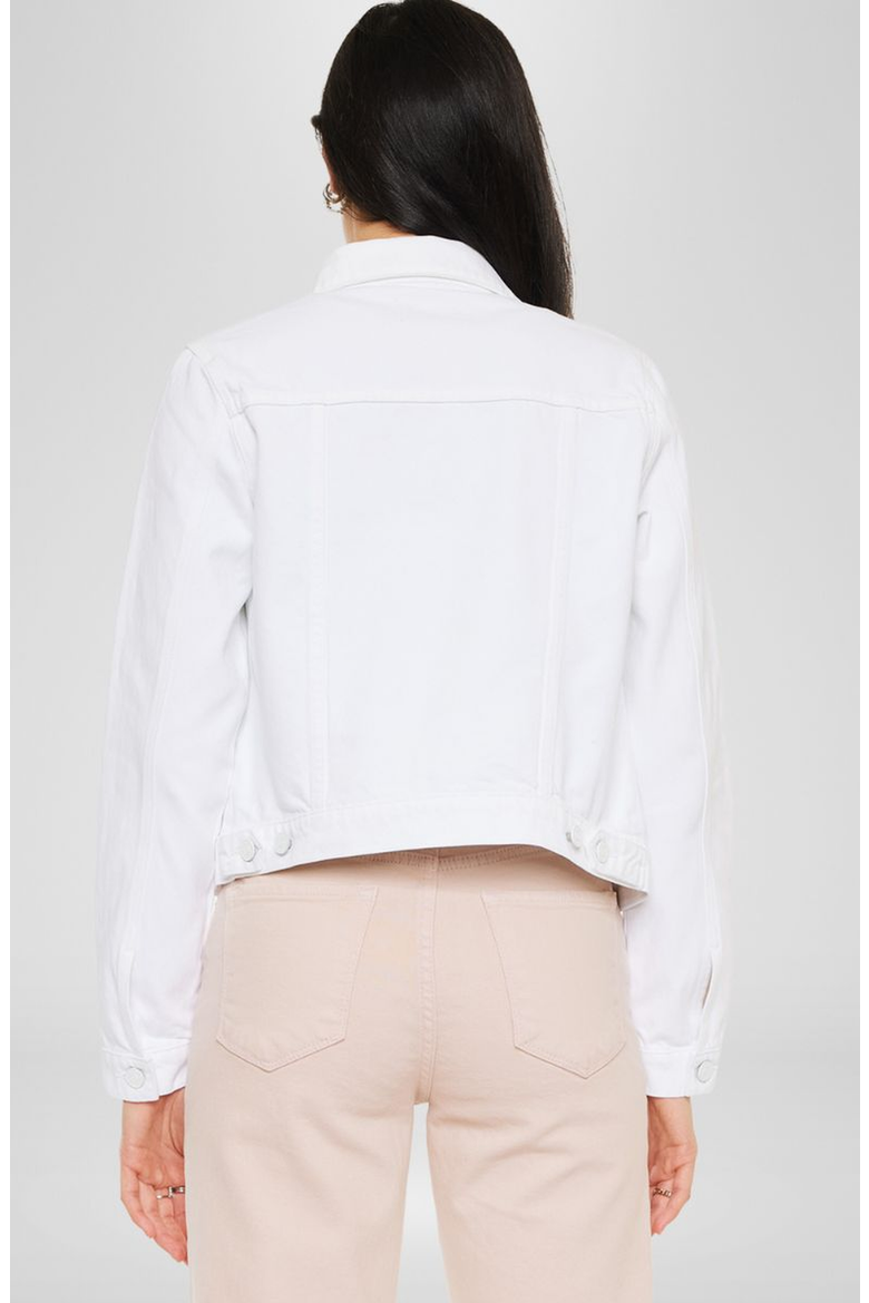 Delora Denim Jacket, Alternate, color, White