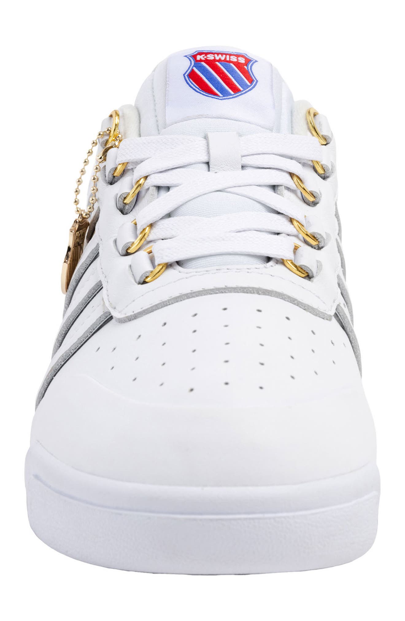 Gender Inclusive Gstaad 60th Anniversary Sneaker, Alternate, color, KSRC GSTAAD~WHT/MRSRED/PECOT~M
