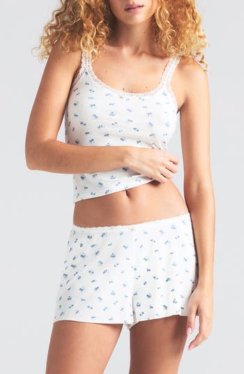 Soft Lounge Lace Short Pajamas