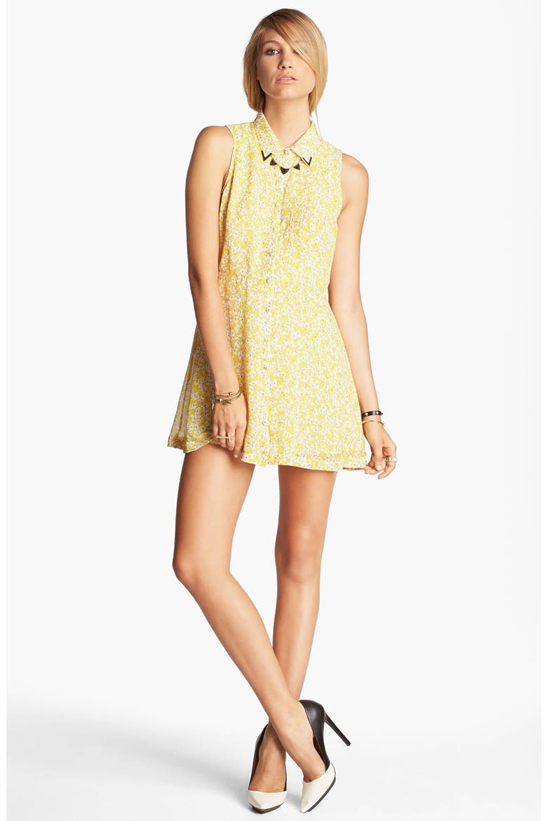 Floral Dress, Main, color, YELLOW FLORAL