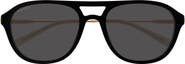 Gucci GG2254SK 57mm Polarized Gradient Navigator Sunglasses