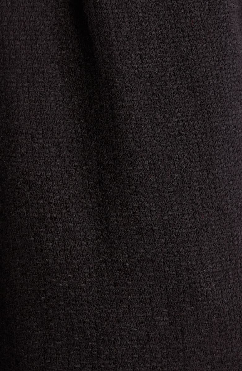 Elan Tie Waist Cover-Up Shorts, Alternate, color, Black